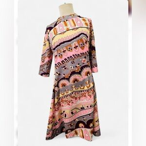 Vintage colorful Shelton Stroller pucci inspired dress.